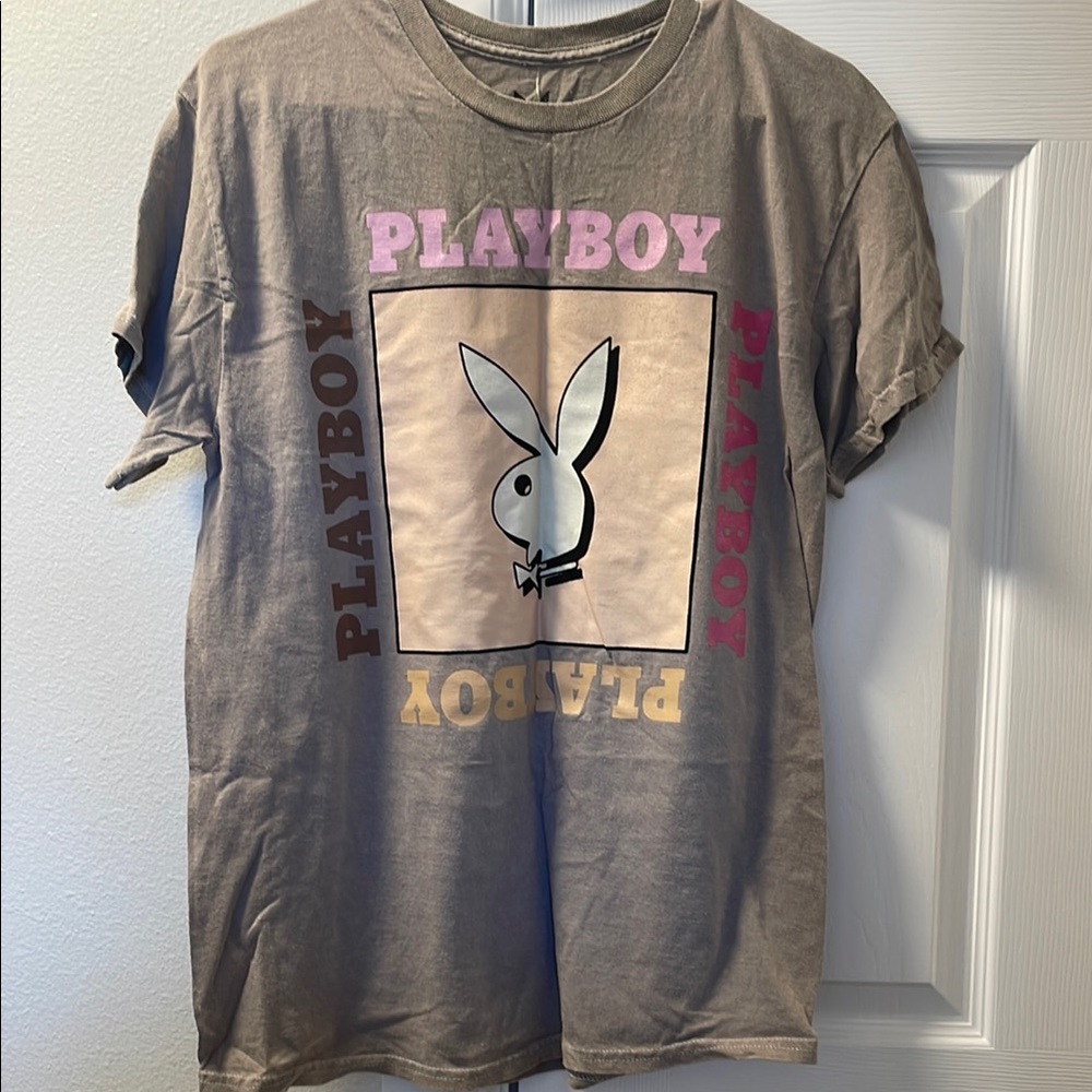 Playboy Graphic T-Shirt - Brown